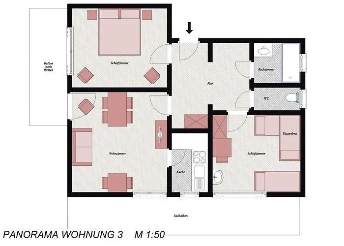 Panorama Whg 3 Apartamento